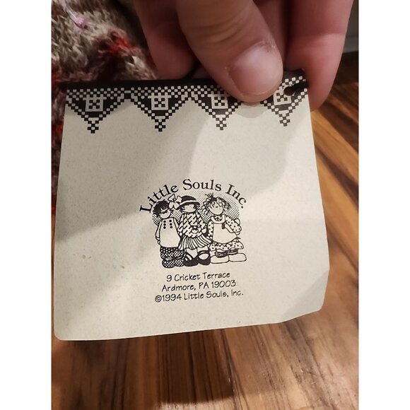 Bobita Handmade Romanian Folk Doll by Little Souls Inc 1994 – Knit Wool Dress 10 - Picture 10 of 10